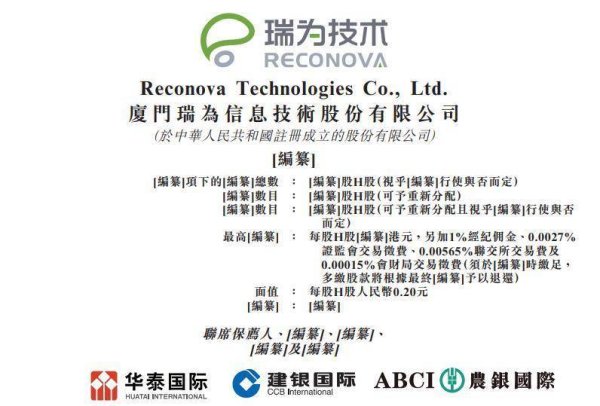 牛顺网 瑞为技术赴港IPO：应收款及票据占比77.72%，远超行业平均水平